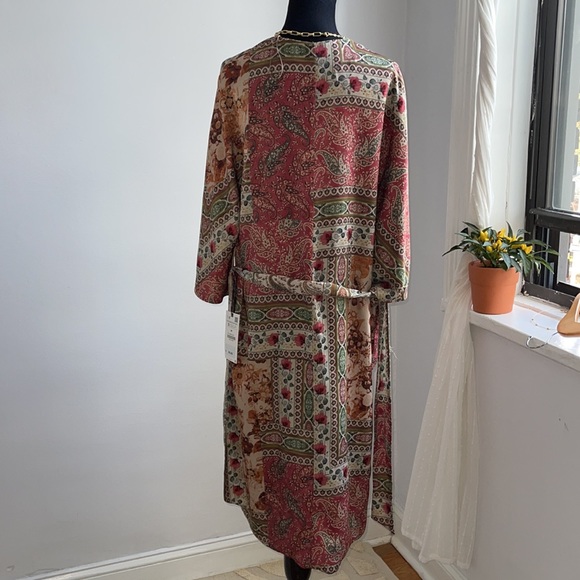 ZARA REVERSIBLE PRINTED KIMONO - Picture 11 of 16
